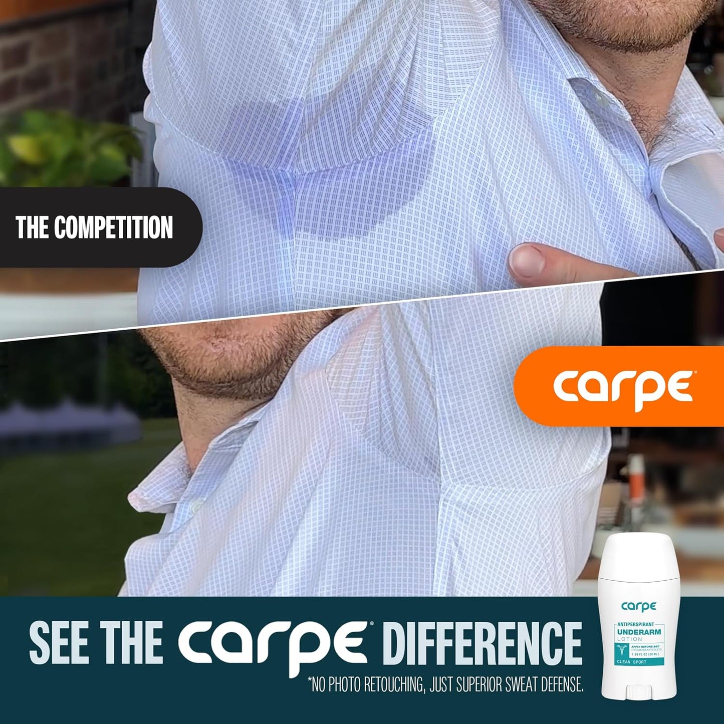 Carpe Deodorant Underarm Antiperspirant - Advanced Sweat & Odor Protection Formula