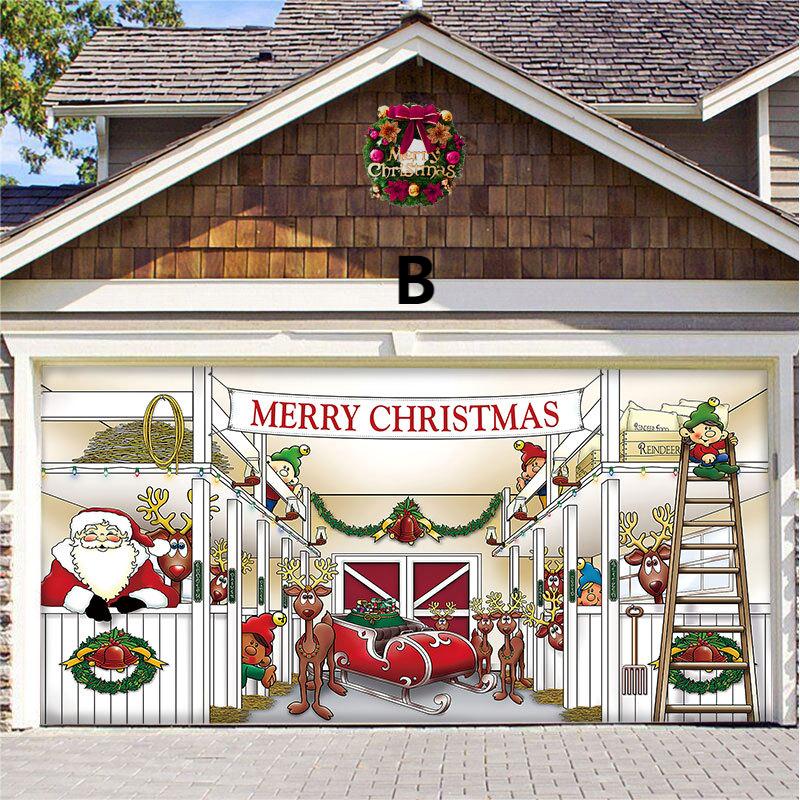 Early Christmas Sale-🔥2025 Christmas Garage Door Decoration