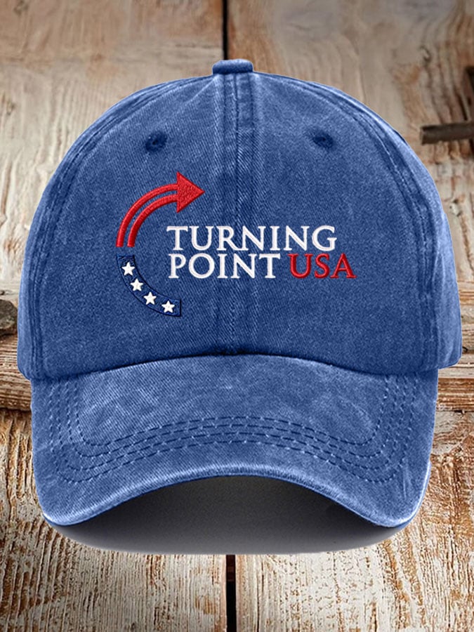 Retro Turning Point Action Print Baseball Cap