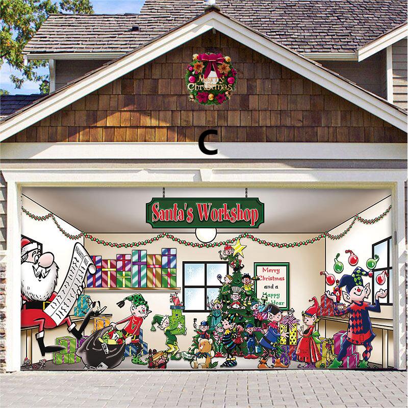 Early Christmas Sale-🔥2025 Christmas Garage Door Decoration