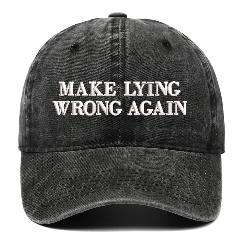Make Lying Wrong Again Hat