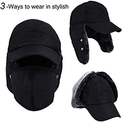 🎁LAST DAY 49% OFF🔥-Thicken Faux Fur Outdoor Sports Hat