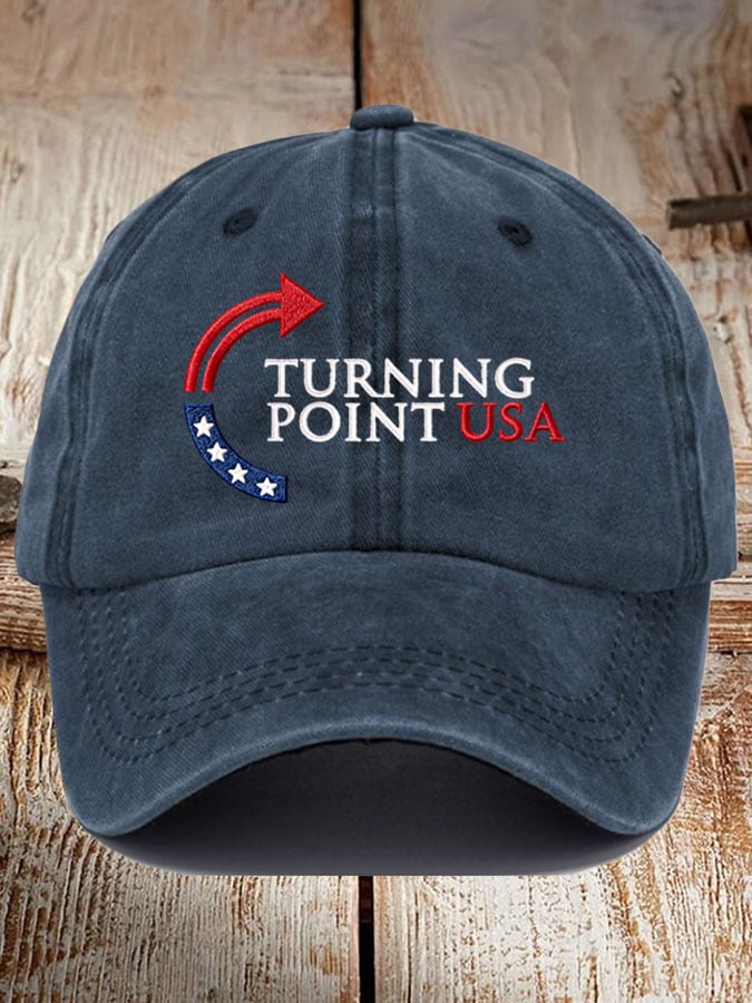 Retro Turning Point Action Print Baseball Cap