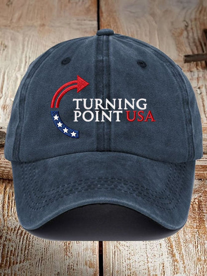 Retro Turning Point Action Print Baseball Cap