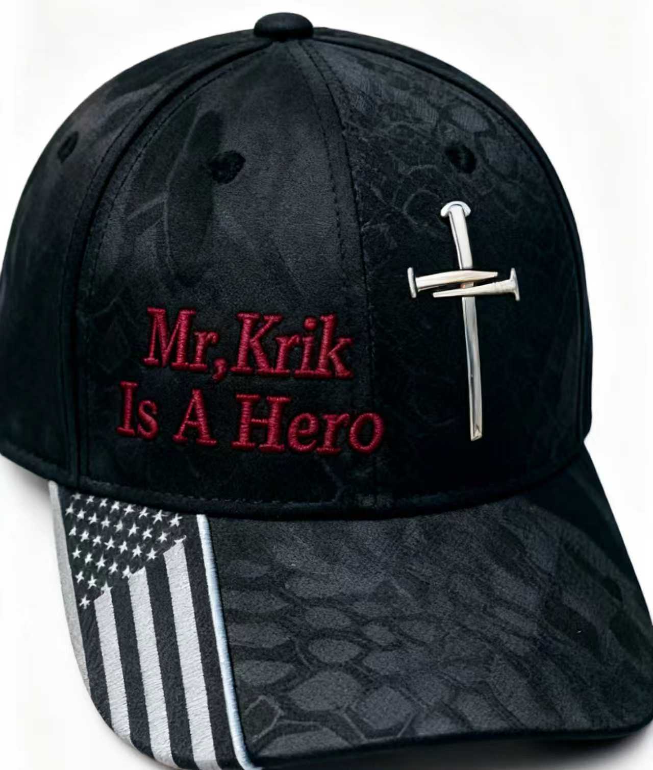 Unisex True Patriot Justice Print Baseball Cap