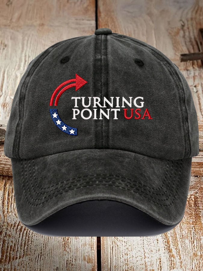 Retro Turning Point Action Print Baseball Cap