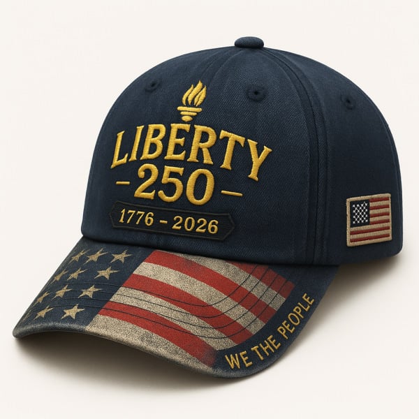 Freedom& Liberty – United States 250th Anniversary Hat