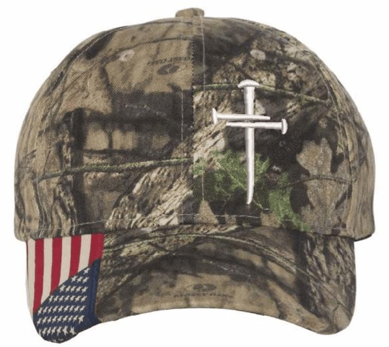 ✝️Adjustable Jesus 3 Nail Cross Hat🎁With Free 4" Decal